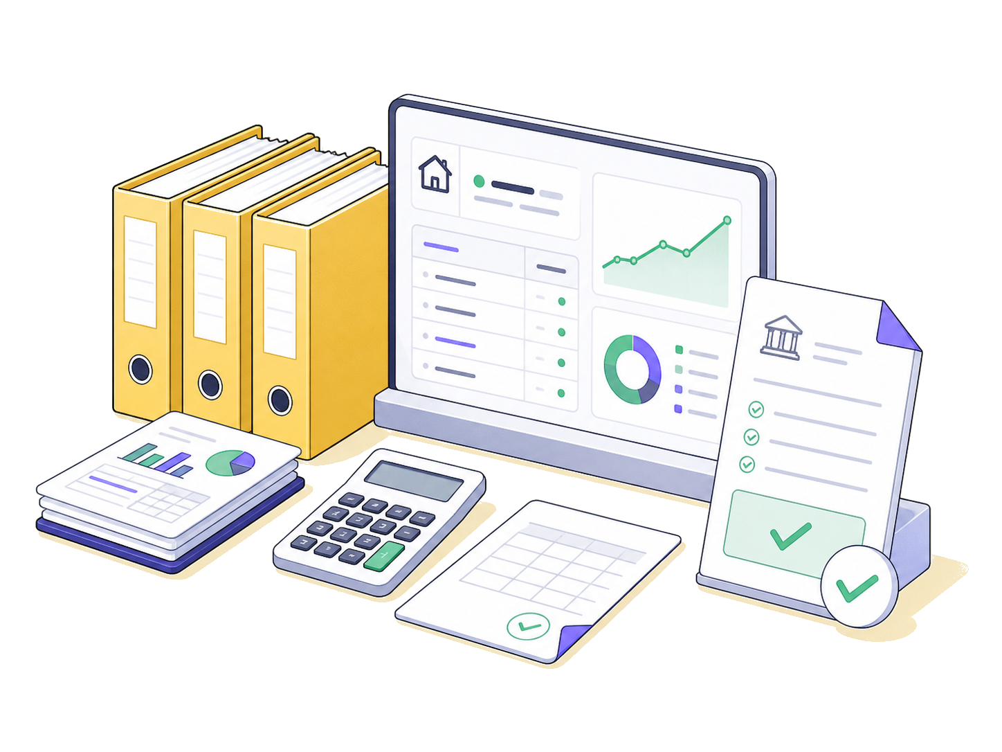 Comptabilité et déclaration dans Rentimise